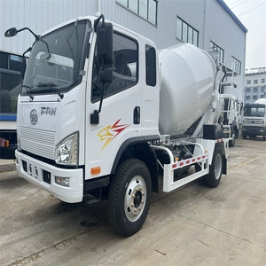 Export Faw Cement Tank Truck, Concrete Mixer Truck, 4-Cubic Meter Mixer Transport Truck, Right-Hand Drive Dump Truck