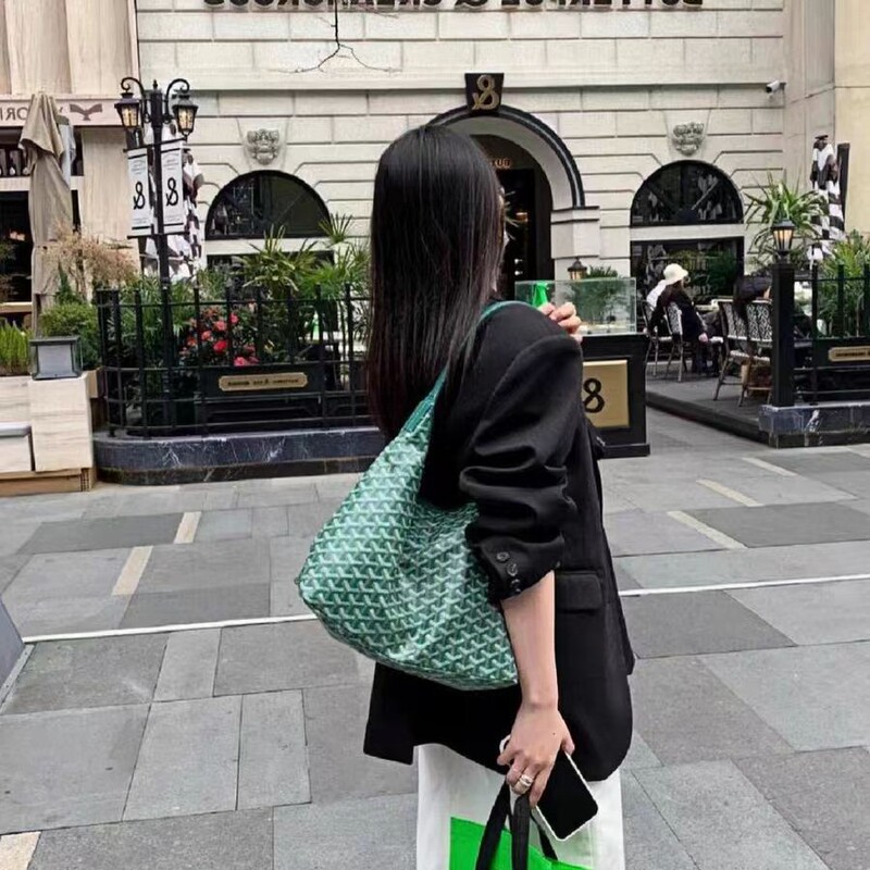Douyin's Popular Goyard Dog Tooth Bag High Version Hobo Armpit Bag Genuine Leather Large Capacity Shoulder Tote Bag Douyin's Popular Goyard Dog Tooth Bag High Version Hobo Armpit Bag Genuine Leather Large Capacity Shoulder Tote Bag