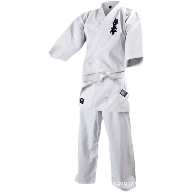 Professional Karate Training and Competition Uniform, Thickened Pure Cotton Canvas 12 Ounces