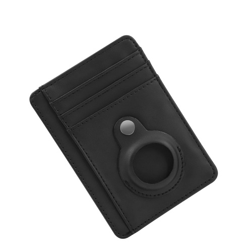 PU leather anti-theft card bag, simple and creative business airtag card holder, wallet, anti-lost card holder wallet