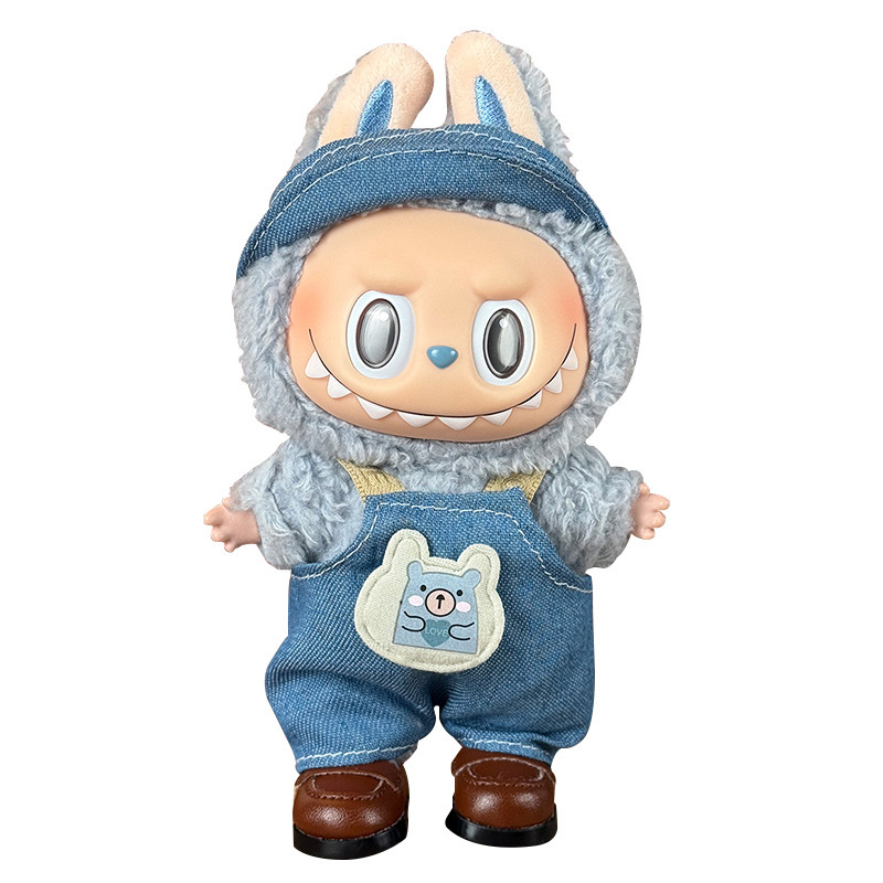 Labubuの子供服に適しています。布の服は17cm一二三代のセットの小さいアクセサリーに座っています。|undefined
