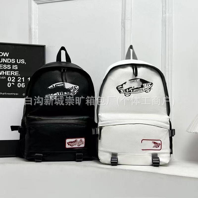 New Trendy Brand Vans Backpack for Men and Women, Student School Bag, Large Capacity, Fashionable Casual Travel Backpack, Computer Bag New Trendy Brand Vans Backpack for Men and Women, Student School Bag, Large Capacity, Fashionable Casual Travel Backpack, Computer Bag