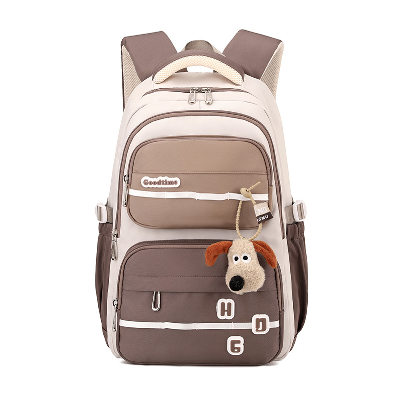 Natural Fish New Leisure Mochila Cross-border femenino Junior High School Student Schoolbag Fashion Travel estilo universitario Mochila