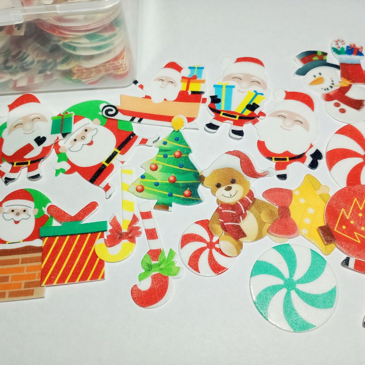 Exclusividad transfronteriza para el nuevo día de San Valentín decoración de pastel de papel de arroz glutinoso estilo irlandés decoración de pastel de Navidad