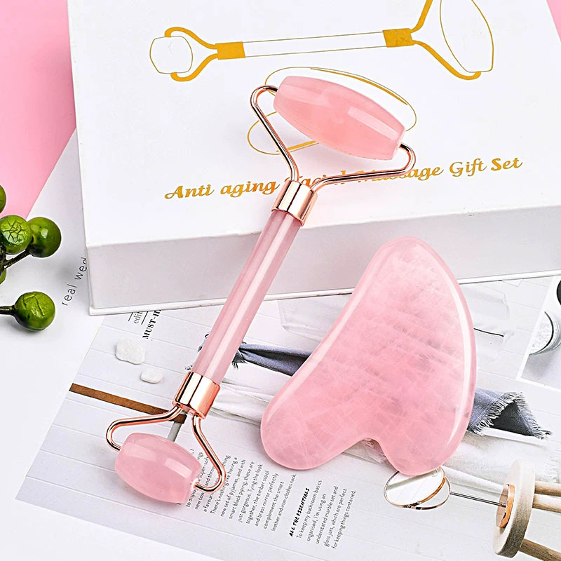 Crystal jade, massager, double-sided set, wholesale