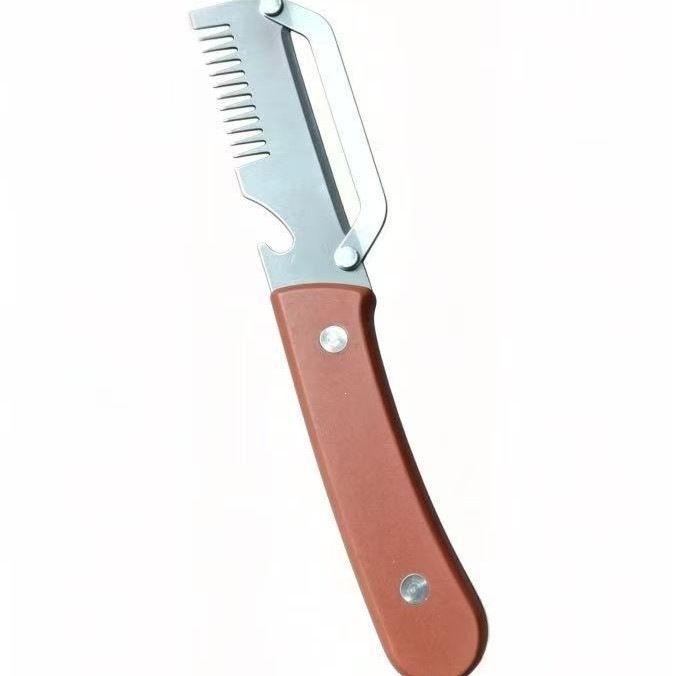 Nuevo cuchillo para cortar cebollas y piel de caña de azúcar, cuchillo de pelado especial para cocina, cuchillo de pelado de calabaza comercial de espesamiento