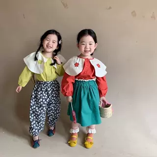 苏y右 九予 童装 2023秋季新品女童日韩风格 实体店直播 一手货源