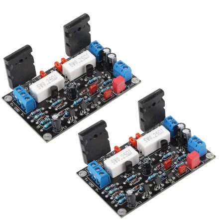 东芝2SC5200+2SA1943单声道100W成品后级功放板 大功率单声道