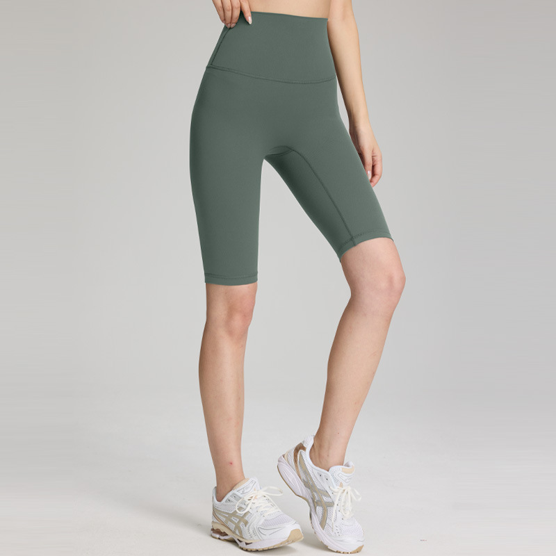 夏の腰の高いヒップのズボンのヨガのズボンの女性のジムは身を修めてランニングします。