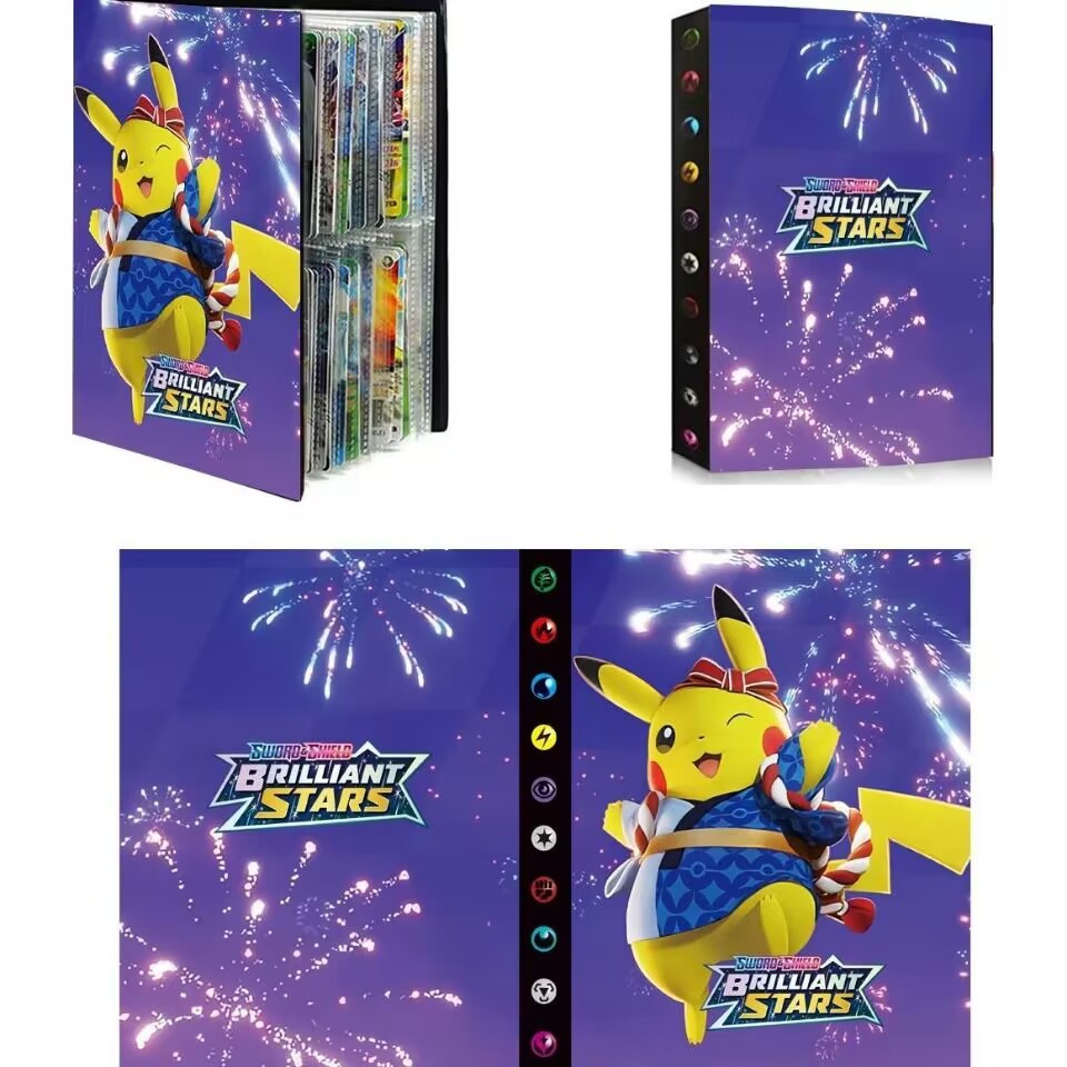 Bolsillo transfronterizo jingling bao ke meng de cuatro cuadrículas de gran capacidad en la parte delantera y trasera puede contener 240 tarjetas de gran capacidad libro de colección