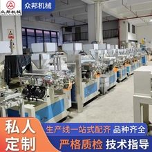 众邦厂家定制三色仿藤机 多色仿藤机械 多种仿藤工艺品生产线