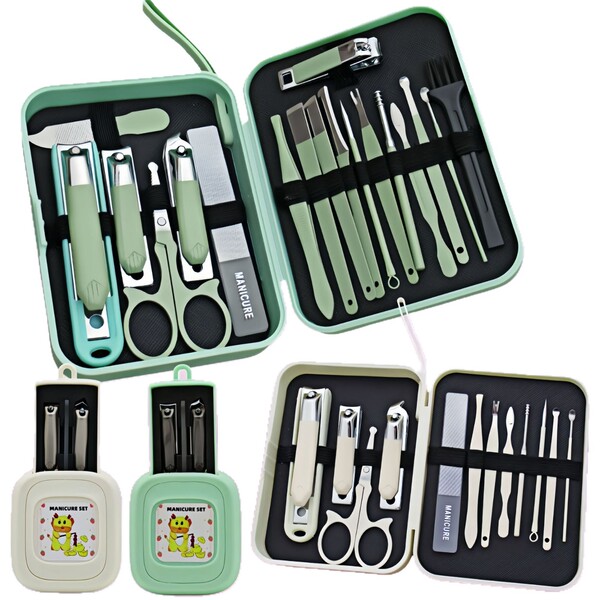 Set stainless steel for nails