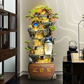 流水摆件;树脂工艺品