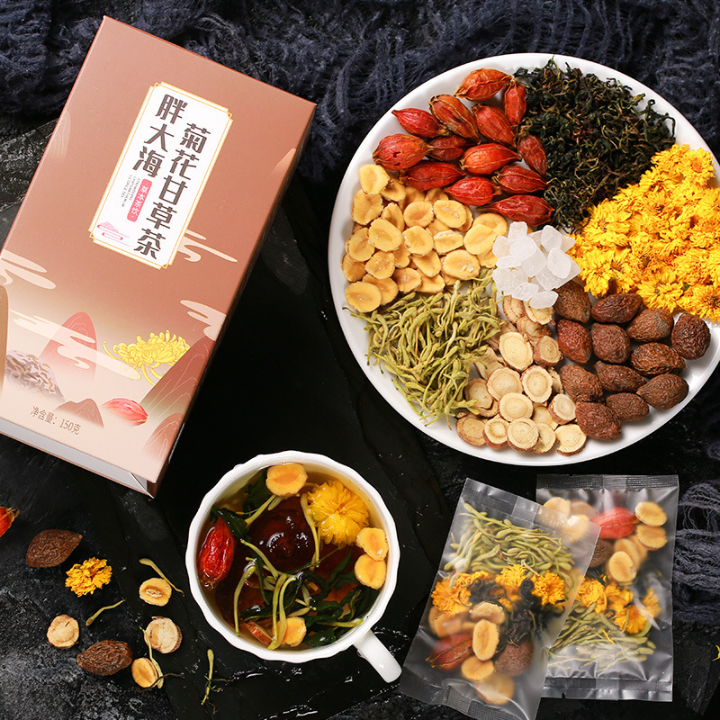 ファットオーシャン羅漢果菊茶甘草清菊肺化喫煙者健康肺ティーバッグメーカー卸売|undefined