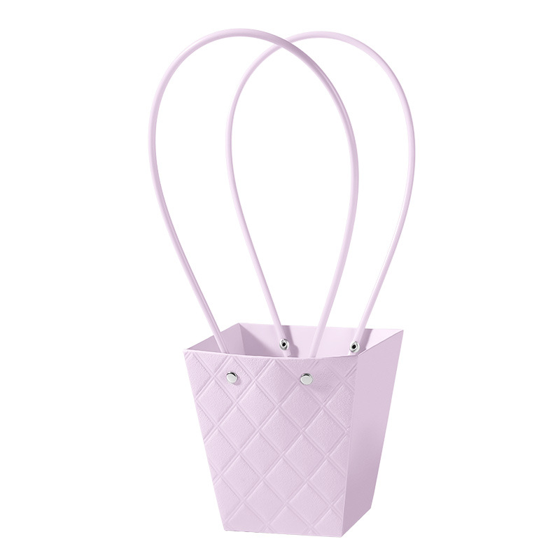 Bolsa de macarrones, bolsa de aperitivos, bolsa para arreglos florales de gelatina, bolsa con relieve estéreo, bolsa cuadrada trapezoidal para regalos de cumpleaños y festivos