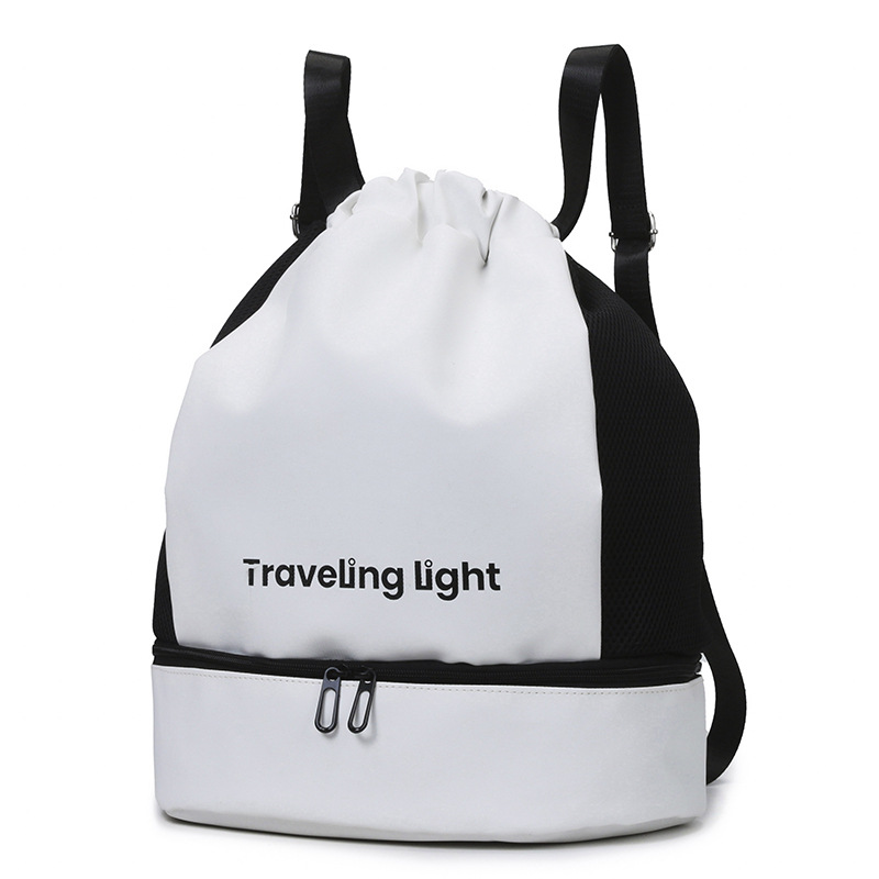 Bolsa de almacenamiento para viajar, mochila de separación seca y húmeda, mochila deportiva, mochila de fitness, mochila de baño para hombres