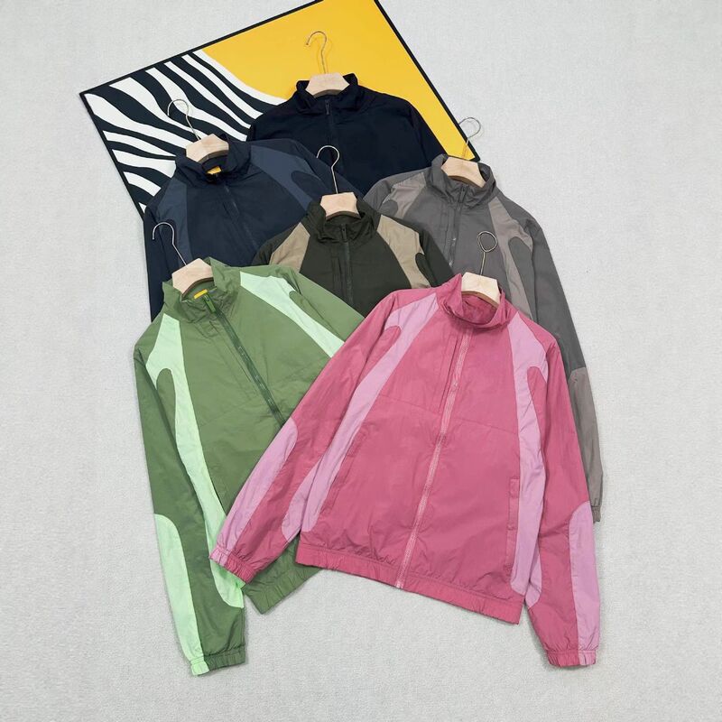 25 Spring & Fall New Nocta Joint Men's and Women's Stand-Up Collar Casual Sports Jacket Loose Woven Breathable