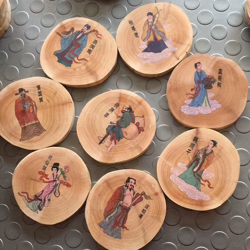 Подставка для чая Taihang thuja, старый материал, чайная церемония, китайский стиль, большая, средняя и маленькая деревянная изоляционная подушка, основание для чайника с молочным чаем