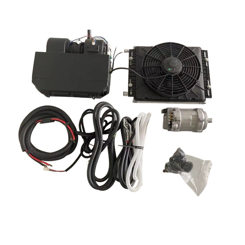 Foreign Trade Truck 24V Electric Variable Frequency Power-Saving Hidden Split Light Truck 12V Rv Excavator Parking Air Conditioner