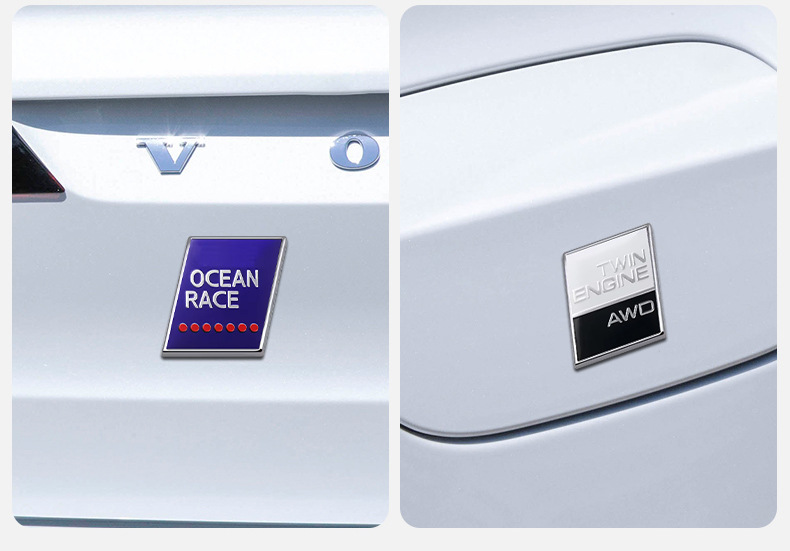 Suitable for Volvo Xc60 Xc90 S90 Xc40 Modified Trunk Car Label Polaris Mile Rd Labeling