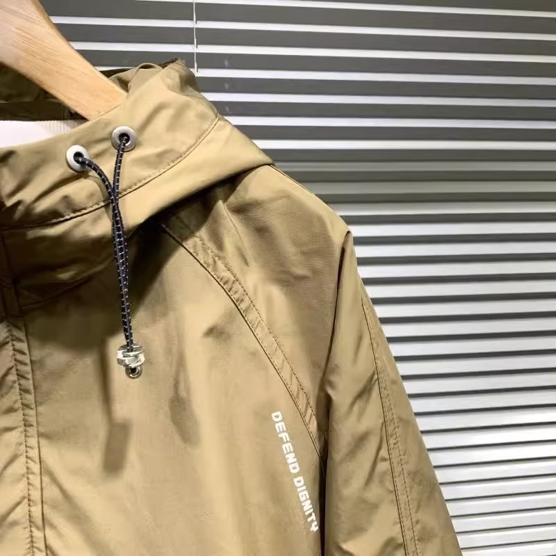 1 Herren-Frühlingsjacke mit großen Taschen, Kapuzenjacke mit Reißverschluss, lässiger, lockerer Pullovermantel, trendig_voghion.com
