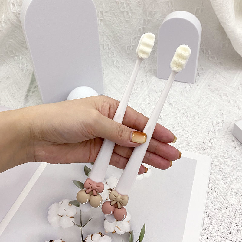 Original Handmade High-Value Soft Bristle Toothbrush Cute Girly Student Wholesale Price High-End Couple