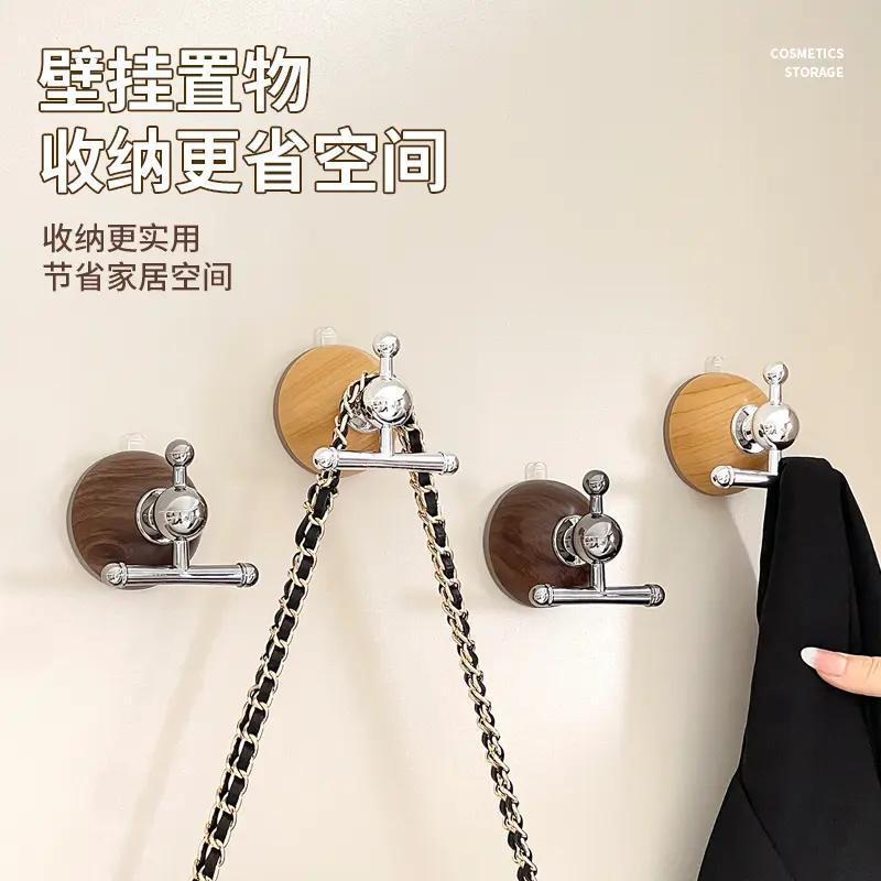 Gancho de baño de ventosa de estilo medieval sin agujeros de carga percha gancho de ropa gancho adhesivo toallas sin marca percha doméstica