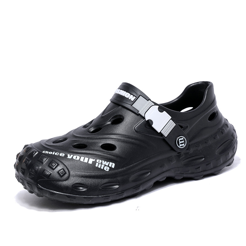2025 nuevas zapatillas de verano para hombres resbaladizo fondo grueso pedazo de mierda sensación de nadar agua mojada moda image 6