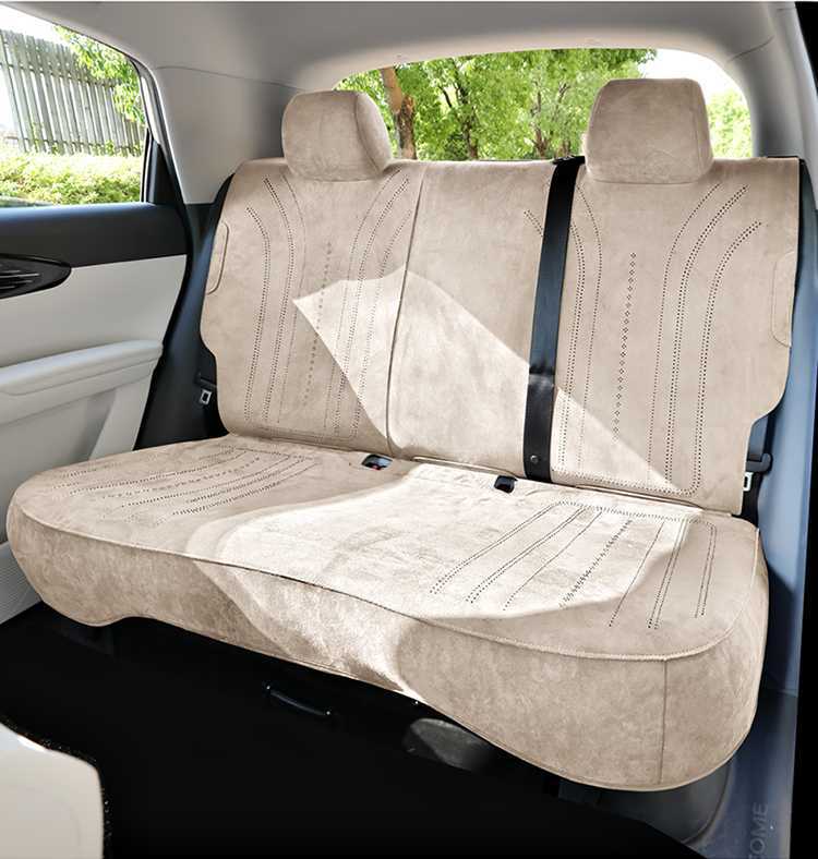 Suitable for Geely Star Wish Special Car Seat Cushions for All Seasons, Semi-Enclosed Suede Saddle Cushions, Interior Seat Covers