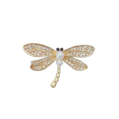 Brooch, high-end decoration, new cute Japanese dragonfly lapel pin, suit jacket pin, feminine accessories, Korean version