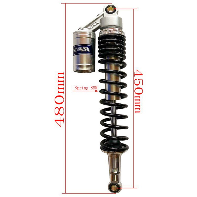 Rfy Extended 480mm Hole Spacing Modified Motorcycle Atv Large Displacement Off-Road Vehicle Atv Shock Absorber