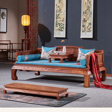 红木罗汉床刺猬紫檀新中式红木家具沙发床榻龙床实木花梨木罗汉床