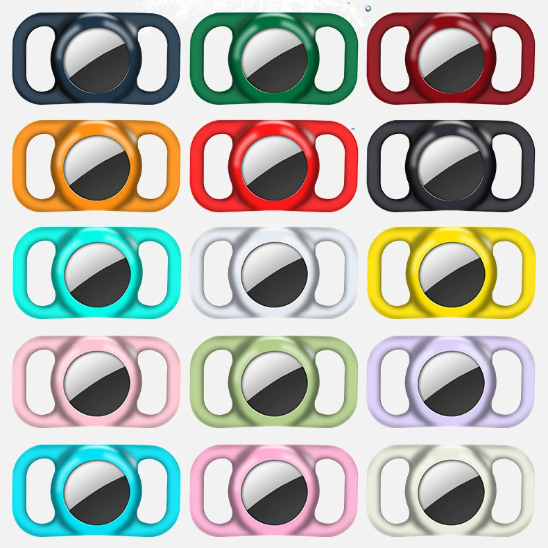 Подходит для домашних собак, потерянная модель Airtag, защитный чехол для устройства с защитой от потери, силиконовый защитный чехол для трекера Apple