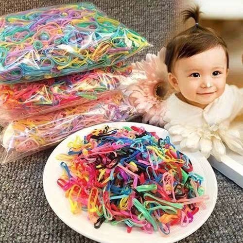 高弾力児童ゴム筋は髪を傷つけずに使い捨ての小さな皮筋アクセサリーの女の子の髪輪の赤ちゃんの皮筋を厚くする|undefined