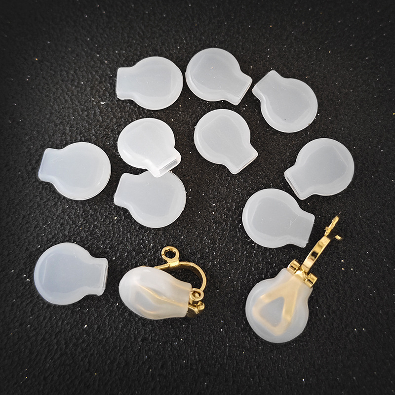 Triángulo oreja clip convertidor pendientes de plata aguja de conversión triángulo clip accesorios de joyería DIY hecho a mano earless clip de oreja