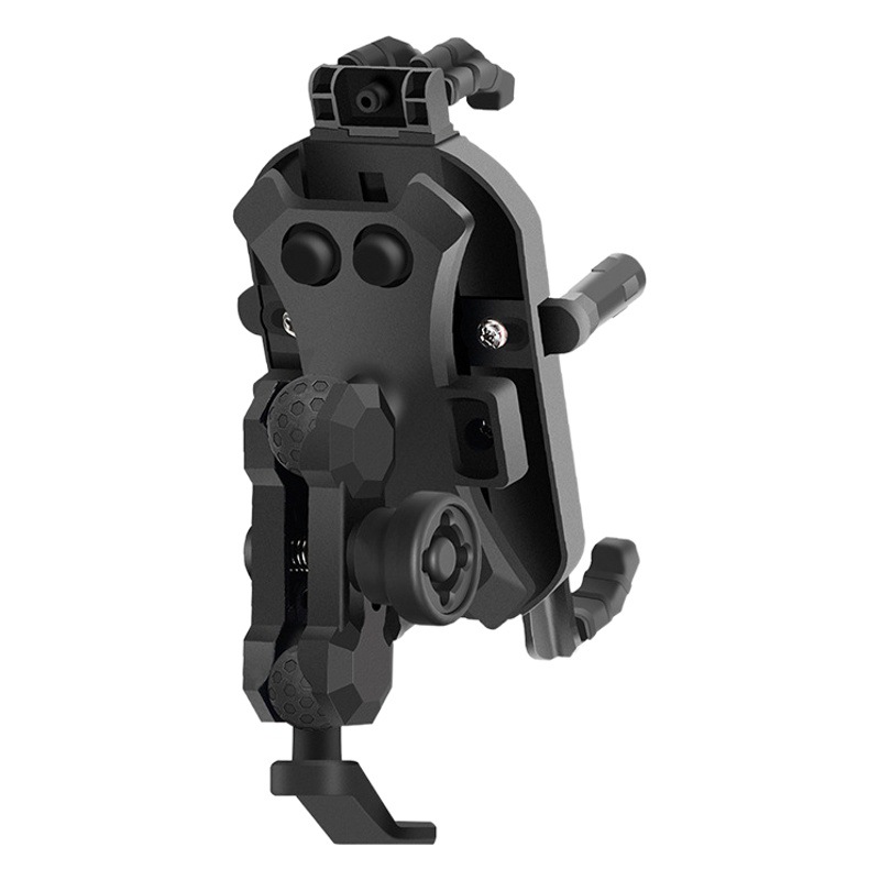 Cruz-frontera motocicleta a prueba de golpes soporte de teléfono móvil absorción de choque anti-sacudida soporte de navegación soporte coche eléctrico teléfono móvil al por mayor