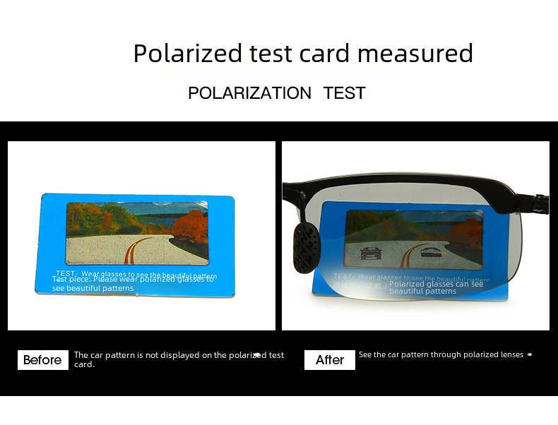 Nova barvno spreminjajoča se polarizirana sončna očala 3043 moška dnevna in nočna sončna očala za vožnjo, ribolov, nočni vid, tovarna na debelo_voghion.com
