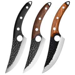 鍛打剔骨彎刀殺豬羊專用刀具屠夫分割刀剃骨刀鋒利小刀豬肉刀