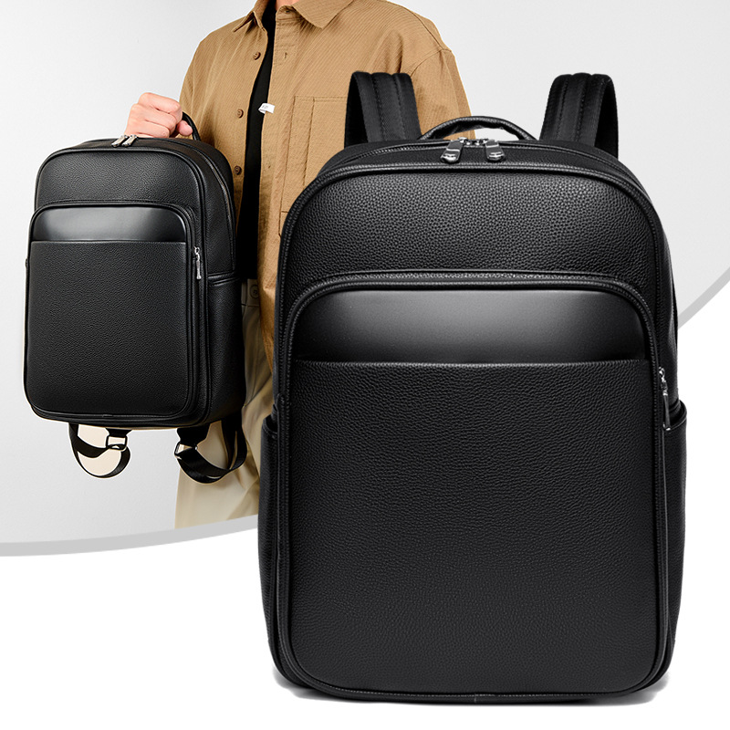 New Men's Business Backpack Cross-Border Large-Capacity Student Casual Computer Backpack Business Trip Travel Bag