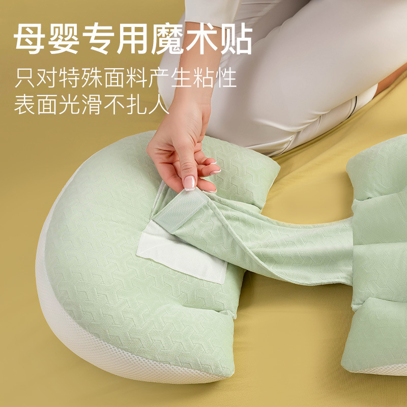 Pregnant Women's Pillow, Waist-Protecting Side Sleeping Pillow, Abdominal U-Shaped Side Sleeping Pillow, Pregnancy Bed Sleeping Pillow, Leg Support