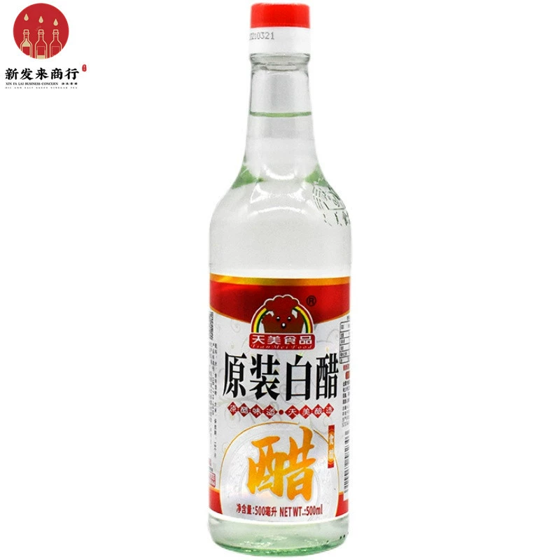 [500 мл * 12 бутылок] Tianmei Оригинальный белый уксус для пивоварения, холодный, смоченный с рыбной приправой для приготовления пищи