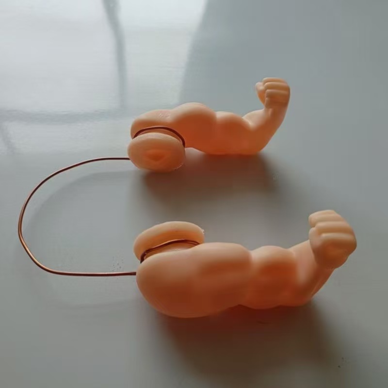 Cross-border chicken arm toy dinosaur hand muscle arm pet call duck parrot universal decorative hand toy