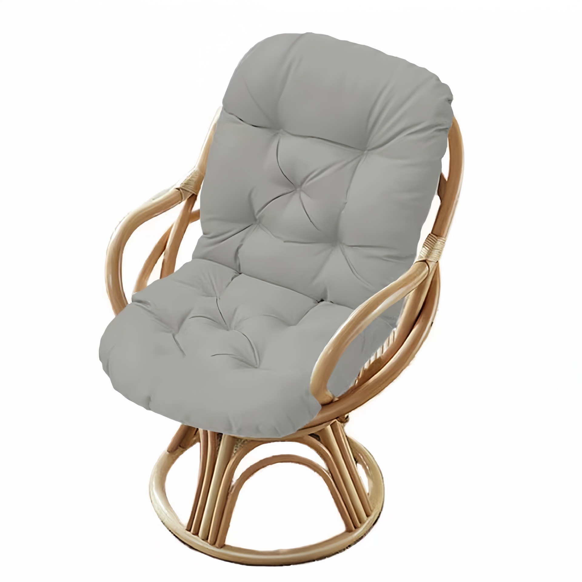 Transfronterizo Amazon TEMU exclusivamente para exteriores mecedora de tela impermeable, respaldo alto, cojín de una pieza, hamaca, cojín para silla de papaya, flor