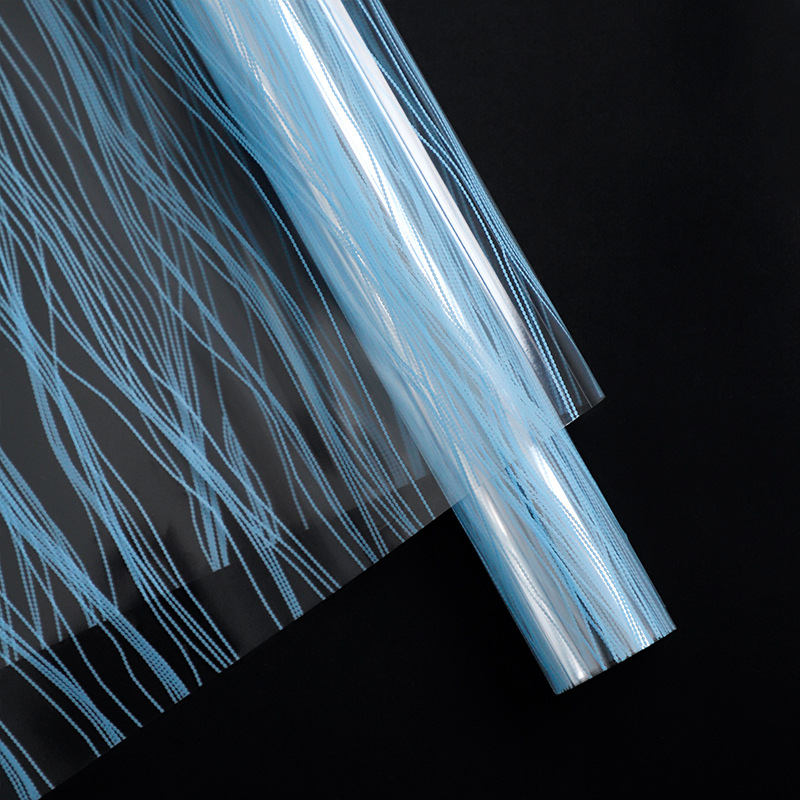 Qisepian celofán cristal Lafite net ramo de flores papel de embalaje papel de flores hecho a mano bricolaje floristería