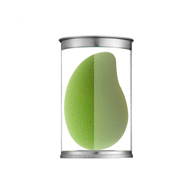 Mango huevo de maquillaje, polvo de fruta, polvo de maquillaje, esponja de maquillaje, pó de maquillaje, ropa seca y húmeda, venta directa de fábrica