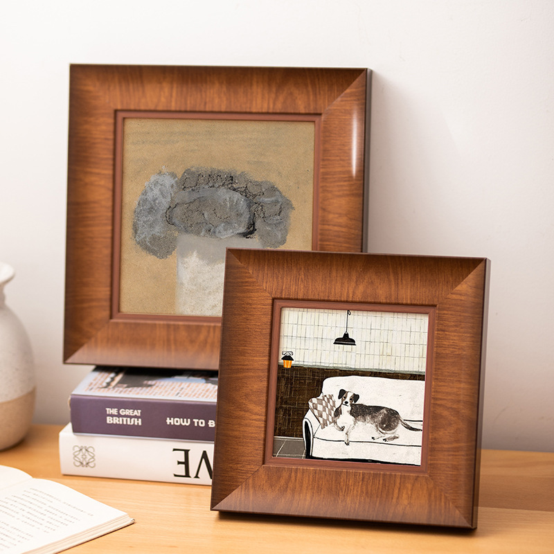 American Retro Photo Frame Empty Frame Table Resin Photo Frame Wholesale Manufacturer Classical Living Room Bedroom Wall Hanging Photo Frame Photo Frame