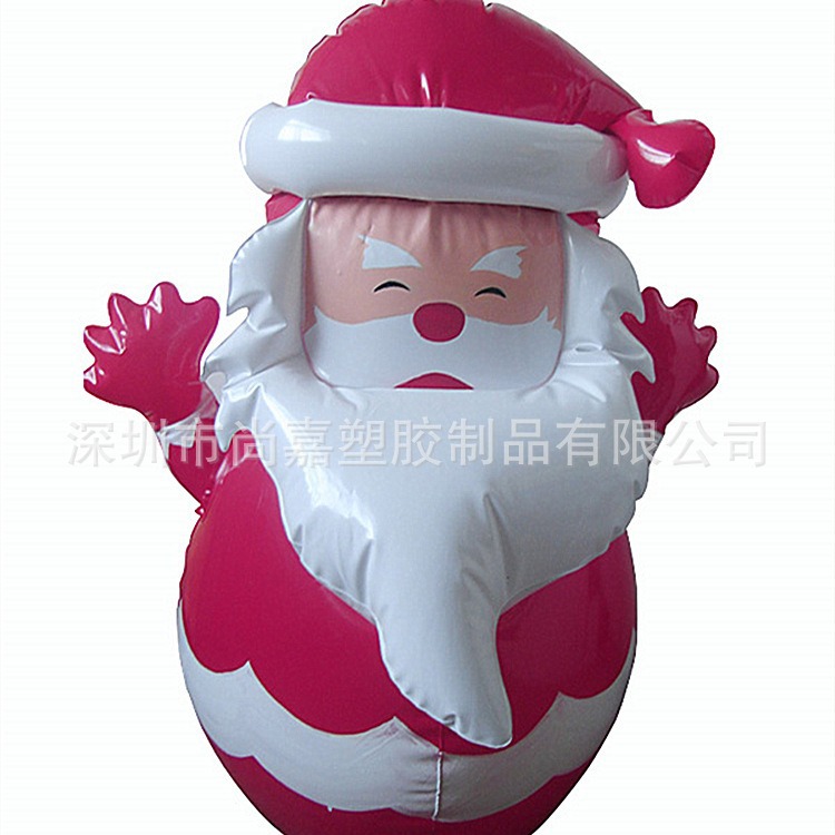 供应节日气氛拱门充气雪人PVC充气圣诞老人PVC气模户外场地玩具