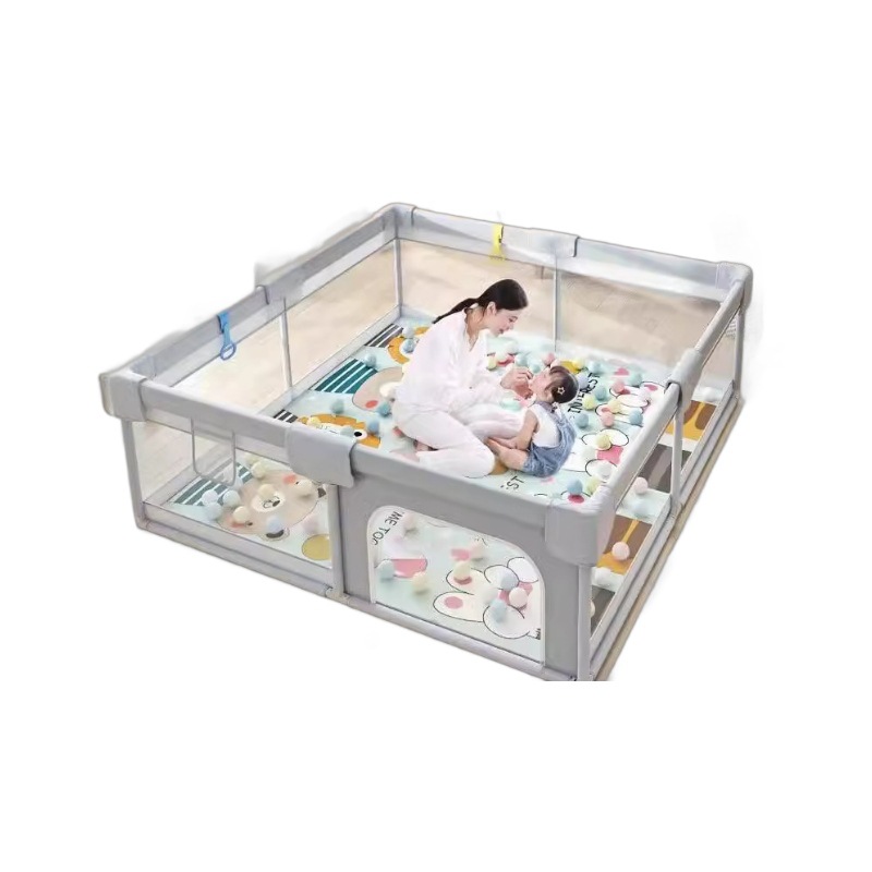 Valla de bebé para niños valla de juego interior estera de arrastre valla de seguridad para niños cerca de la casa valla de tierra