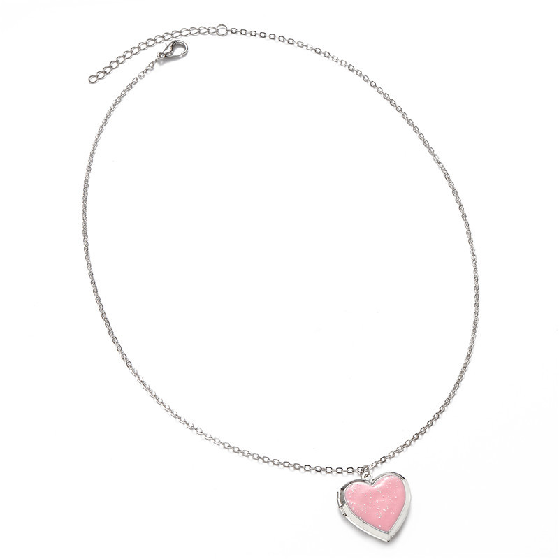 Cute Heart Shape Alloy Kidu0027S Pendant Necklace 1 Piece