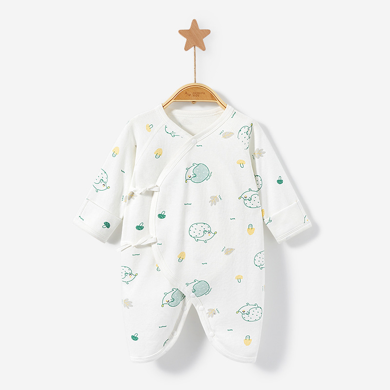 Ropa de bebé recién nacido Primavera, Otoño e Invierno recién nacido algodón monje base mariposa hombres y mujeres ropa de abrigo mono del bebé